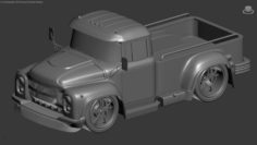 ZIL-130 hod rod 3D Model