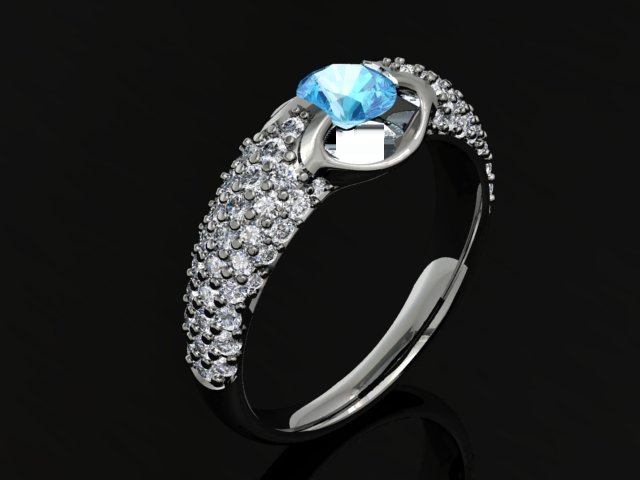 Jewellery ring 3D Model