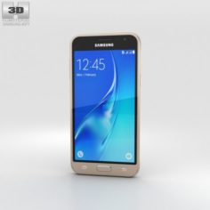 Samsung Galaxy J3 2016 Gold 3D Model