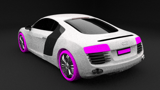 Audi r-8 3D Model