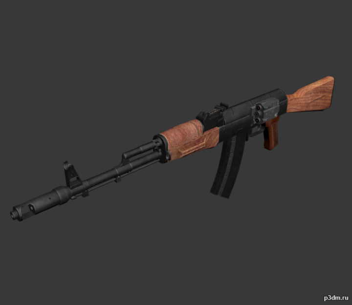 AK-74 3D Model