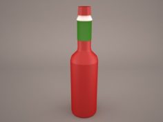 Hot Sauce Tabasco 3D Model
