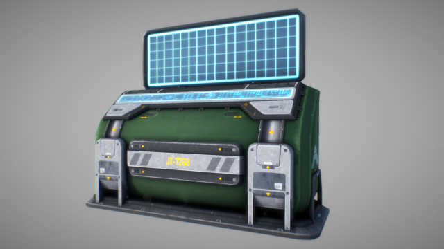 Sci Fi Console 01 3D Model