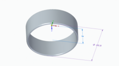 Simple ring ready to print 3D Model