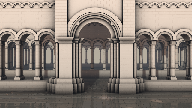 Royal gateway 3D Model