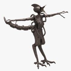 Alien Concept 03 2016 Not Rigged 3D Model