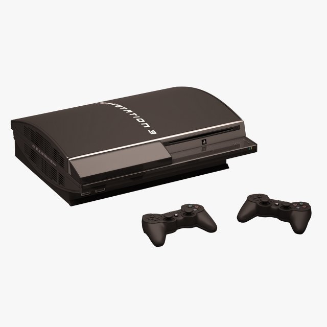 Sony Ps3 and Controllers 3D Model