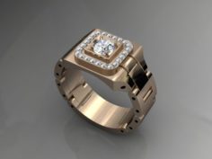 Jewellery ring for man 3D Model