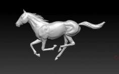 Horse running 3D Model
