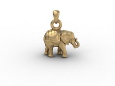 Baby elephant pendant 3D Model