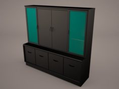 China Cabinet 3D Model