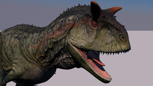 Carnotaurus dinosaur 3D Model