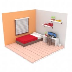 Isometric Room						 Free 3D Model