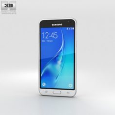 Samsung Galaxy J3 2016 White 3D Model