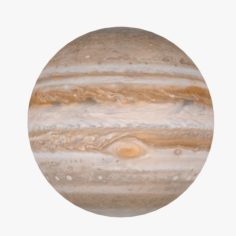 Lowpoly Jupiter 3D Model