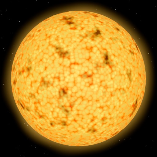 Procedural Animated Sun						 Free 3D Model