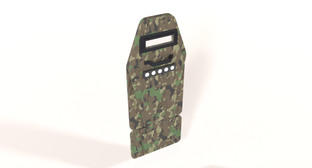 Vant VM Tactical Shield 3D Model