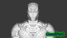 Iron Man Mark46 costume for print 3D print model 3D Model