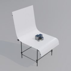 Photo studio shooting table 3D Model