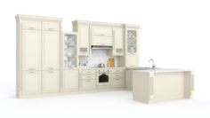 Kitchen VERONA-mobili UNICA technique SMEG 3D Model