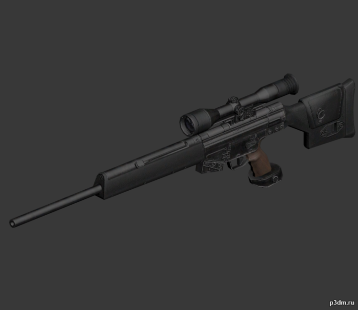 H&K PSG-1 3D Model