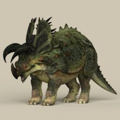 Game Ready Triceratops Dinosaur 3D Model