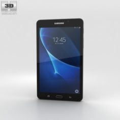 Samsung Galaxy Tab A 7 Metallic Black 3D Model