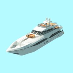 Yacht 20 3D Model