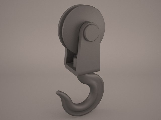 Hook pully 3D Model