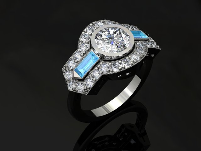 Jewellery ring 3D Model