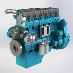 Engine YMZ 536 3D Model