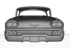 Chevrolet Impala 1958 Scale Body Car 3D Model