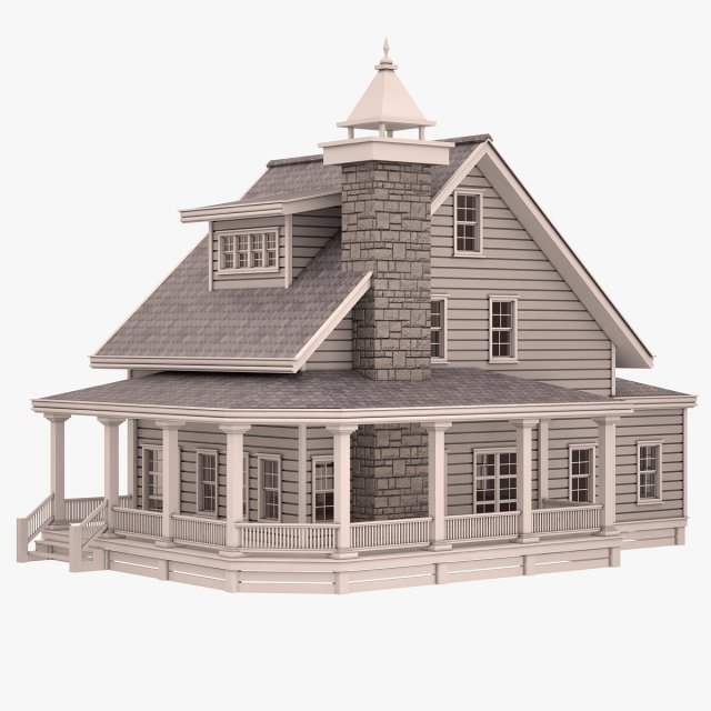 Cottage 04 3D Model