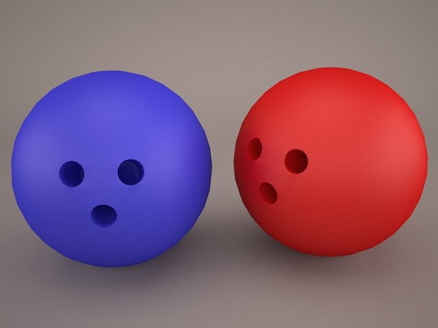 Bowling Ball 3D Model