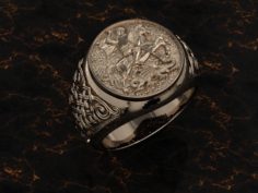 Jewellery ring for man 3D Model