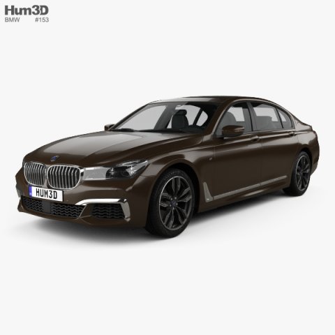 BMW M7 G12 2017 3D Model