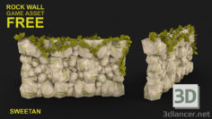 3D-Model 
3D Rock Wall Concept with Low poly