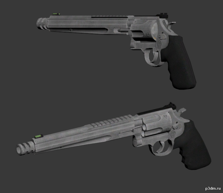 S&W M500 3D Model