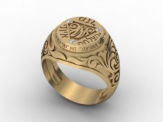 Jewellery man ring 3D Model