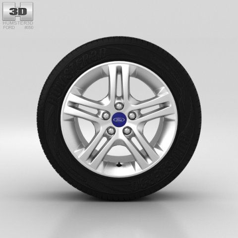 Ford Galaxy Wheel 16 inch 003 3D Model