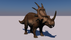 Styracosaurus dinosaur 3D Model