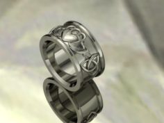 Kladah ring hand 3D Model
