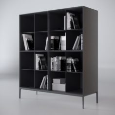 Self Up bookcase 3D Model