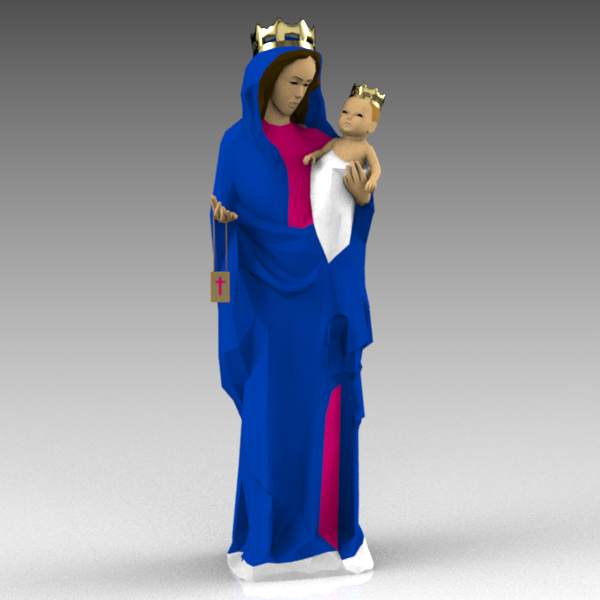 Our Lady Of Carmel 3D Model