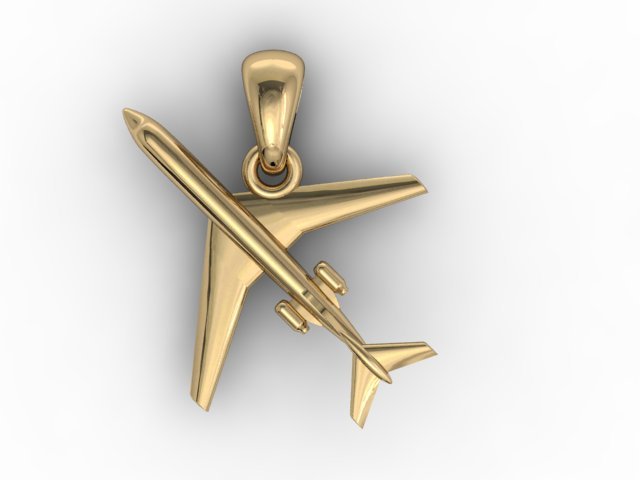 Airplane pendant 3D Model