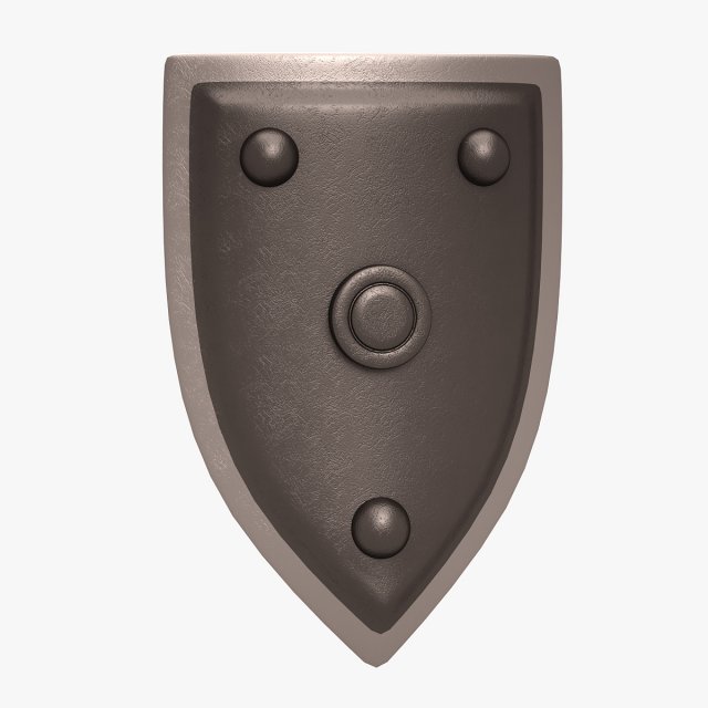 Barbarian Shield 3D Model
