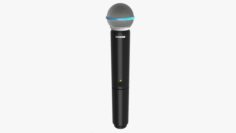 Microphone Shure Beta 58A Wireless 3D Model