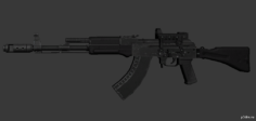 AK-47M 3D Model