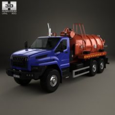 Ural Next Tanker Truck 2015 3D Model