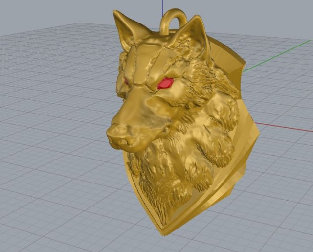 Wolf head 3D Model - 3DHunt.co